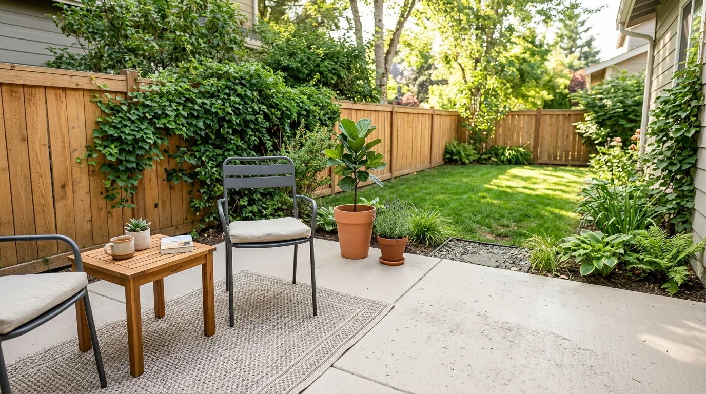 Painted Concrete Patio